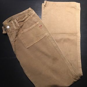 7 For All Mankind Khaki flared Jeans 28”
